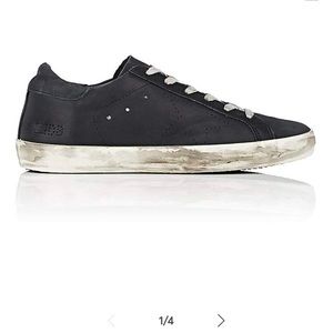 size 38 Golden Goose black superstar sneaker NEW